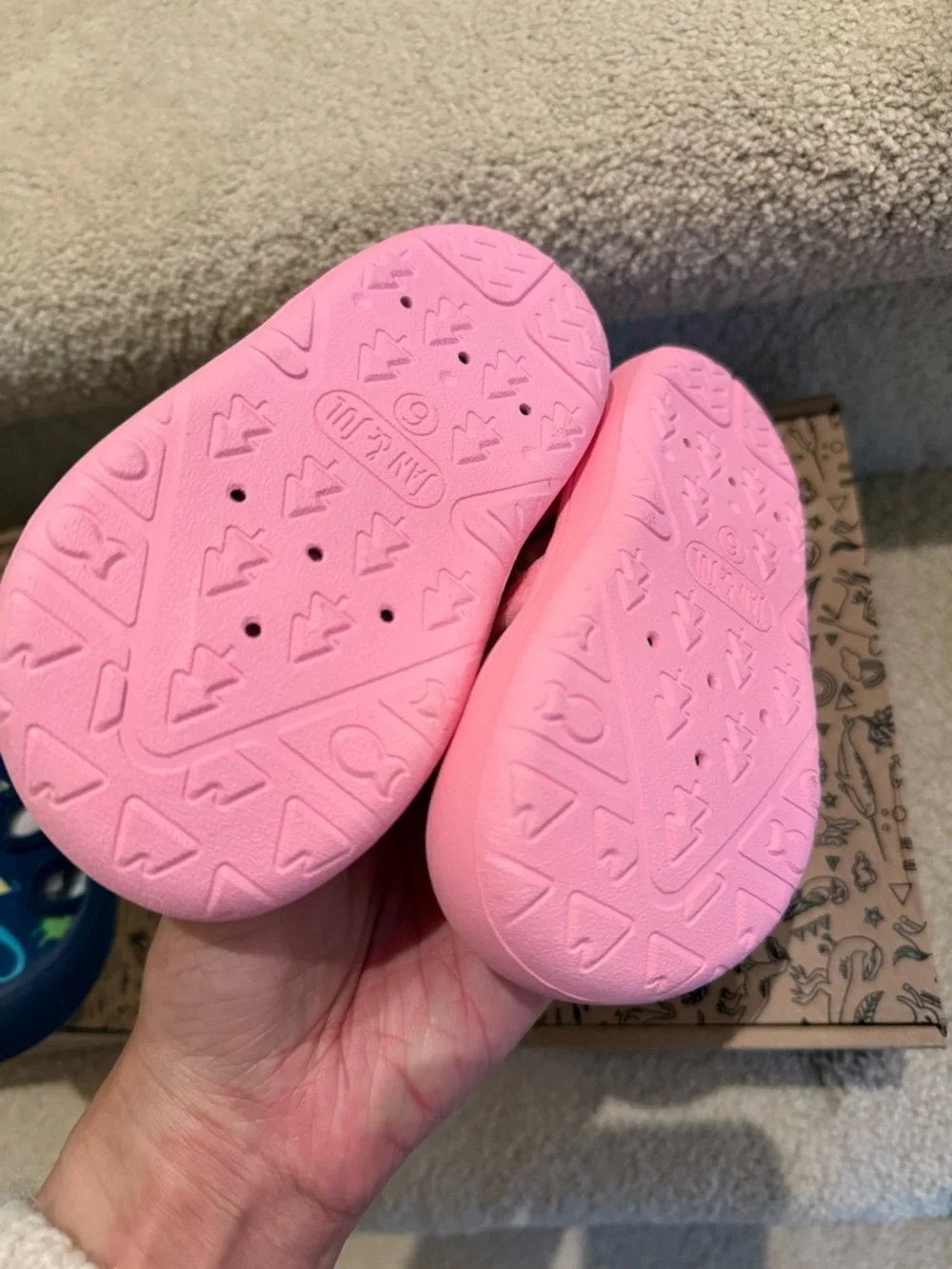 Jan & Jul Kids Pink Strawberry Print Slip-On Shoes